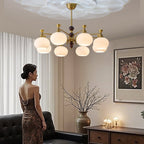 Zelvenora Glass Chandelier-Moonnatur