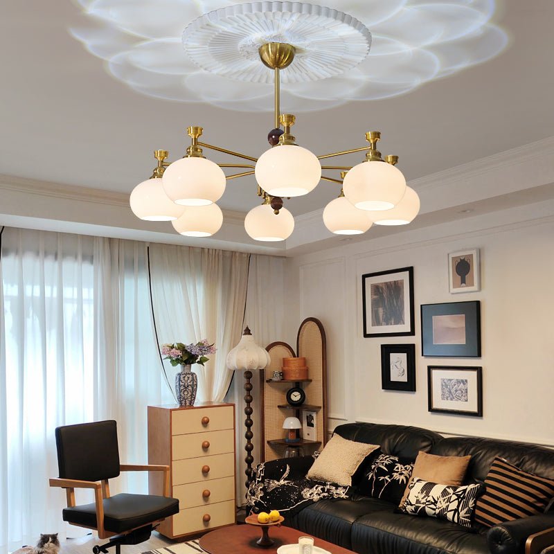 Zelvenora Glass Chandelier-Moonnatur