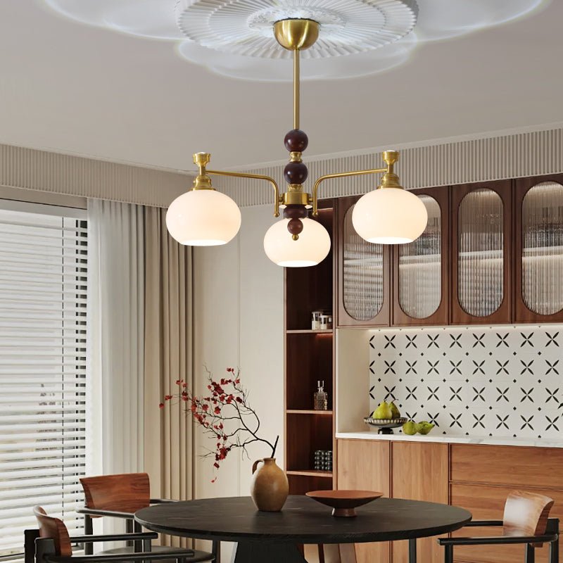 Zelvenora Glass Chandelier-Moonnatur