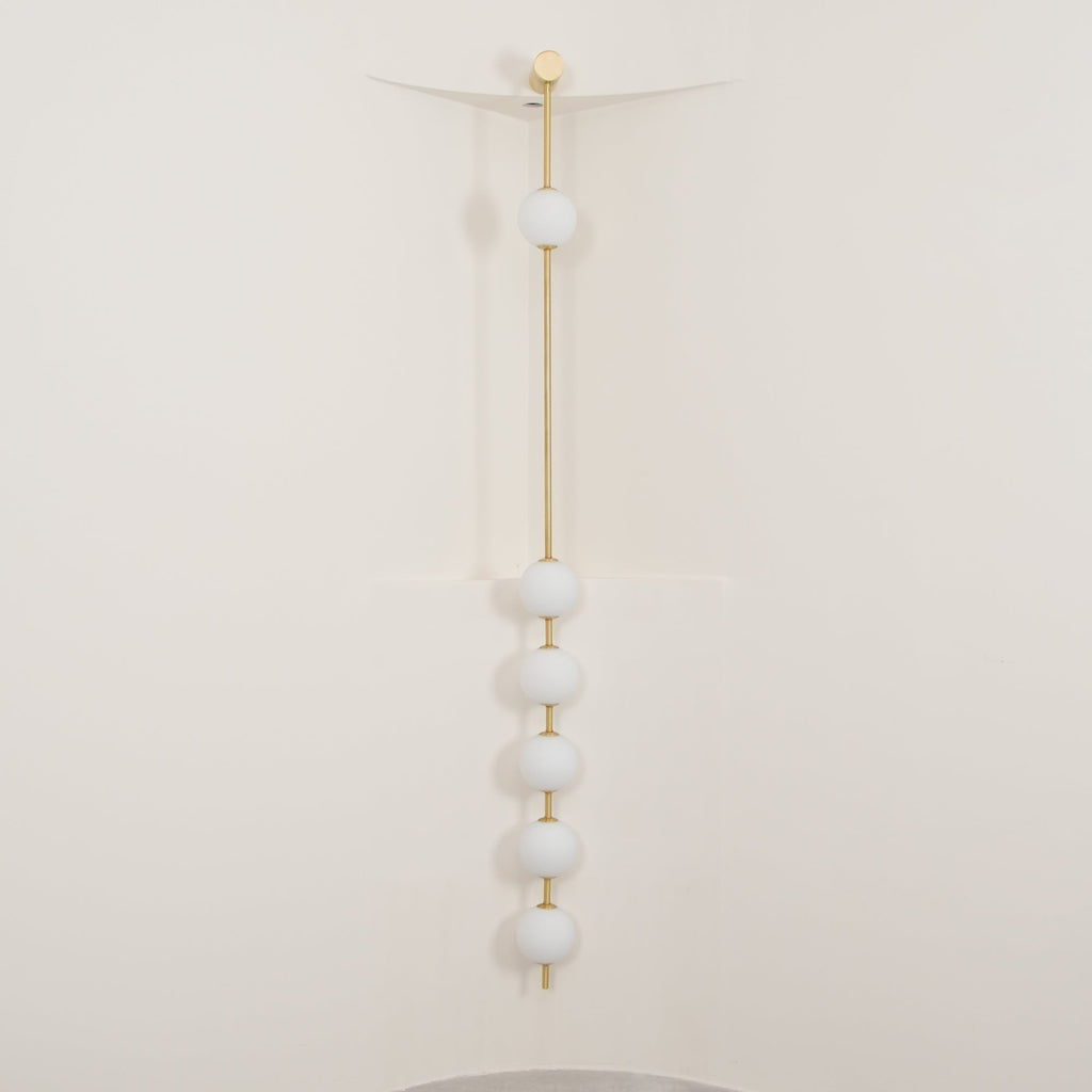 Orleniel Brass Wall Light-Moonnatur