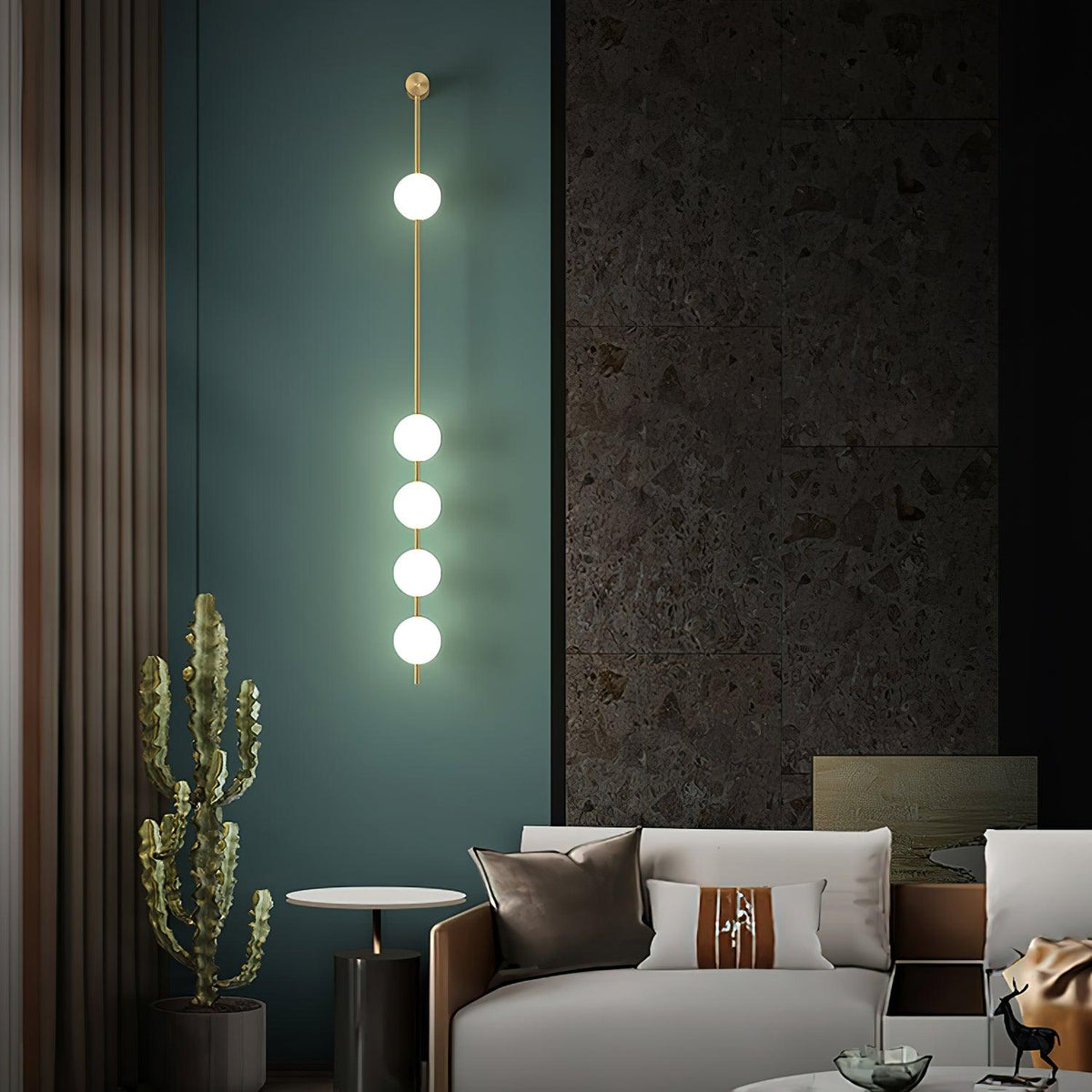 Kesterlyn Metal Wall Light-Moonnatur