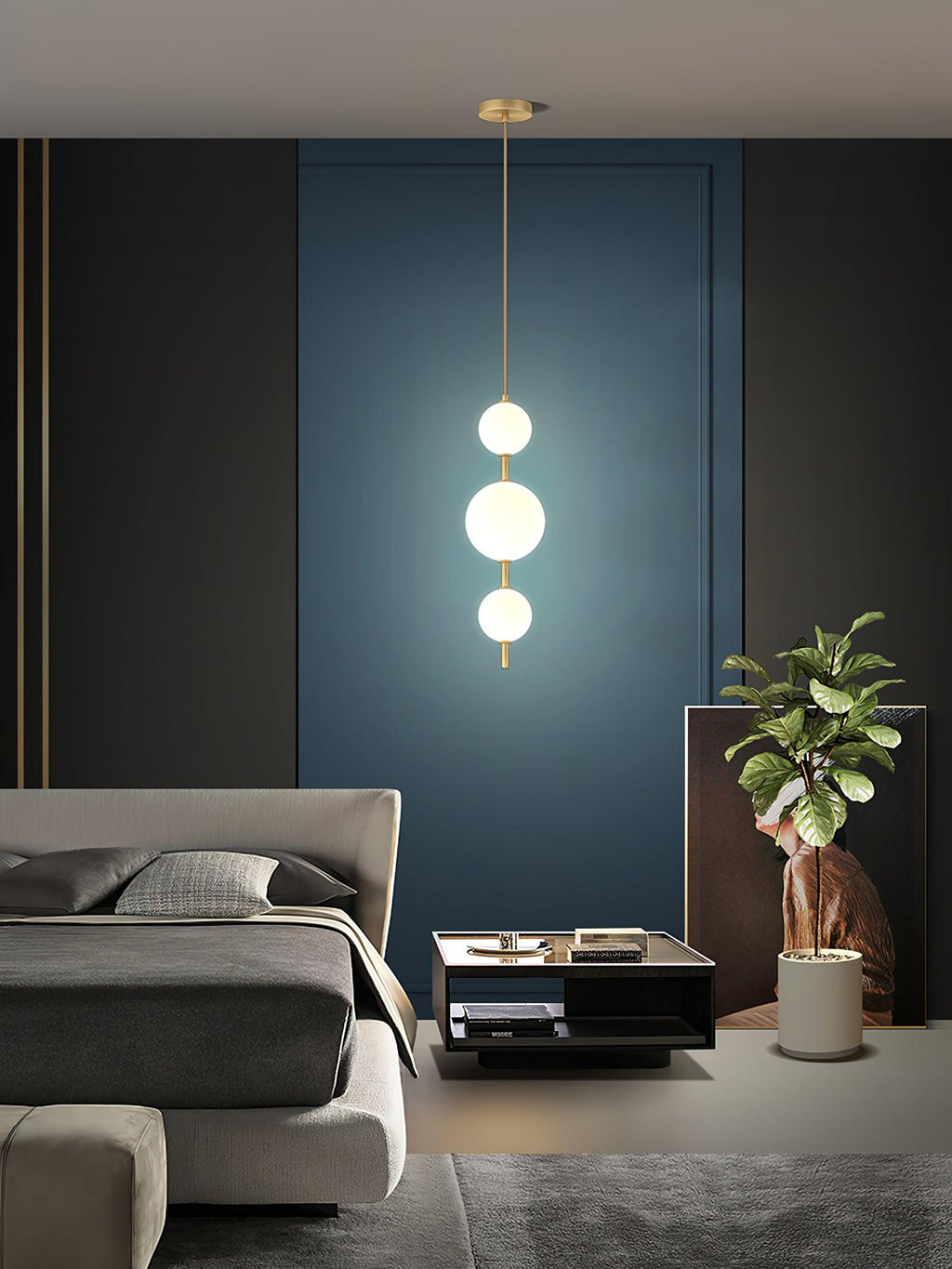 Ordelia Glass Pendant Lamp-Moonnatur
