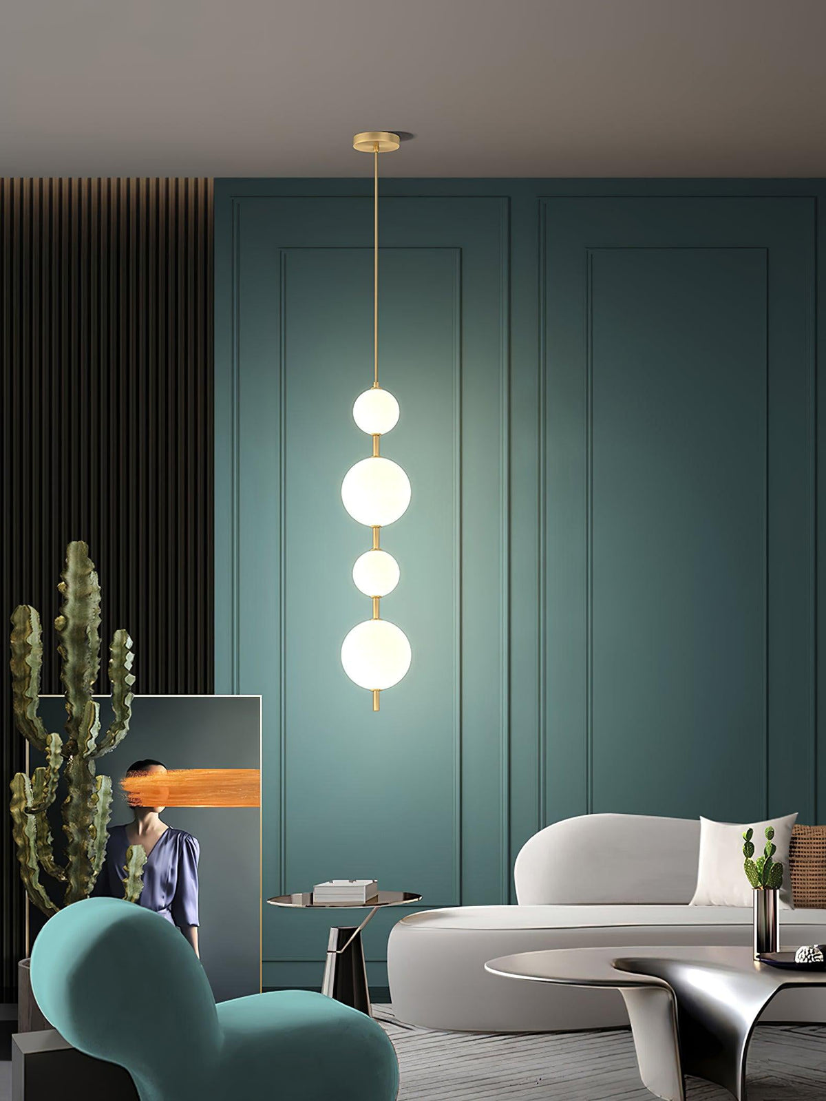 Ordelia Glass Pendant Lamp-Moonnatur