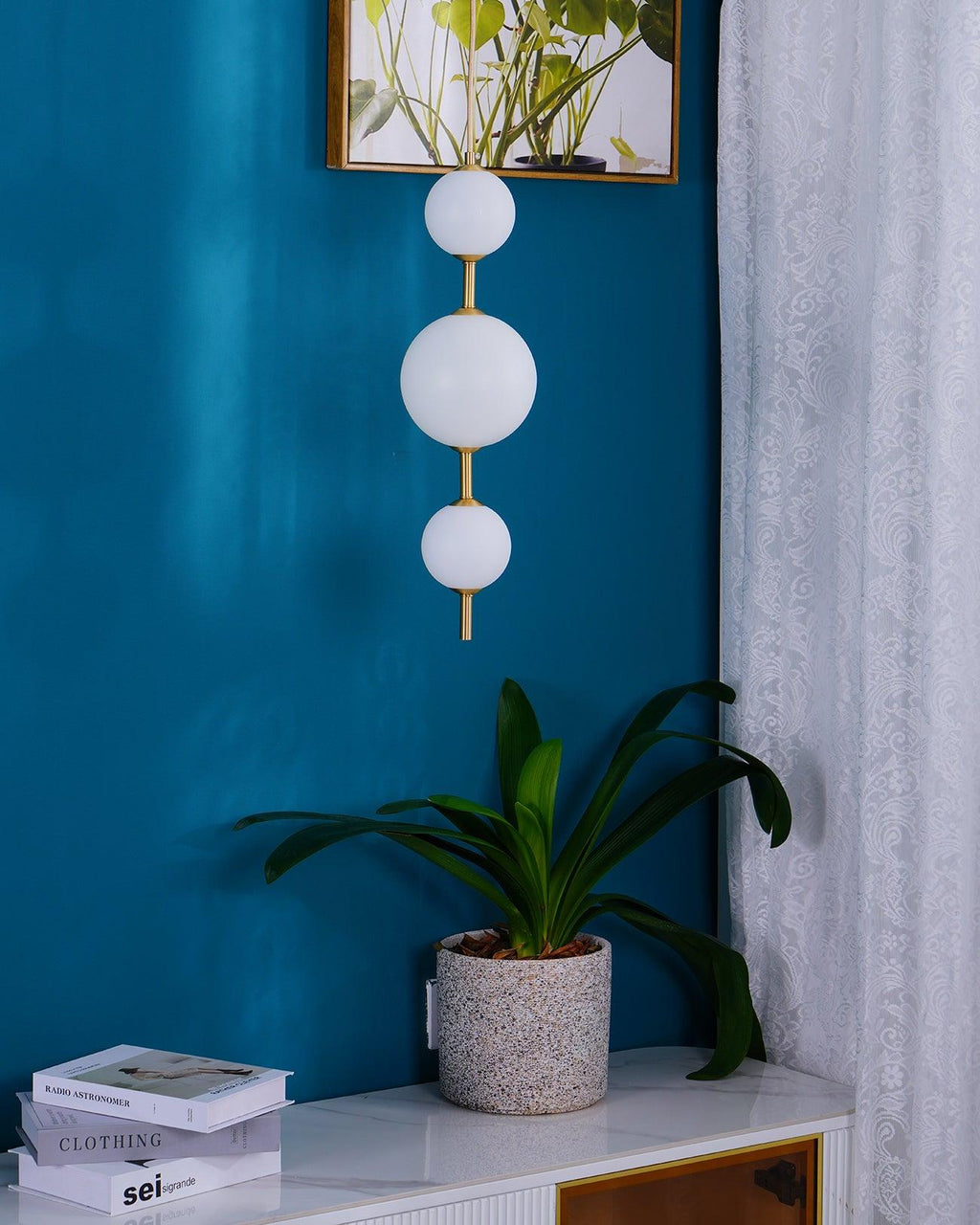 Ordelia Glass Pendant Lamp-Moonnatur