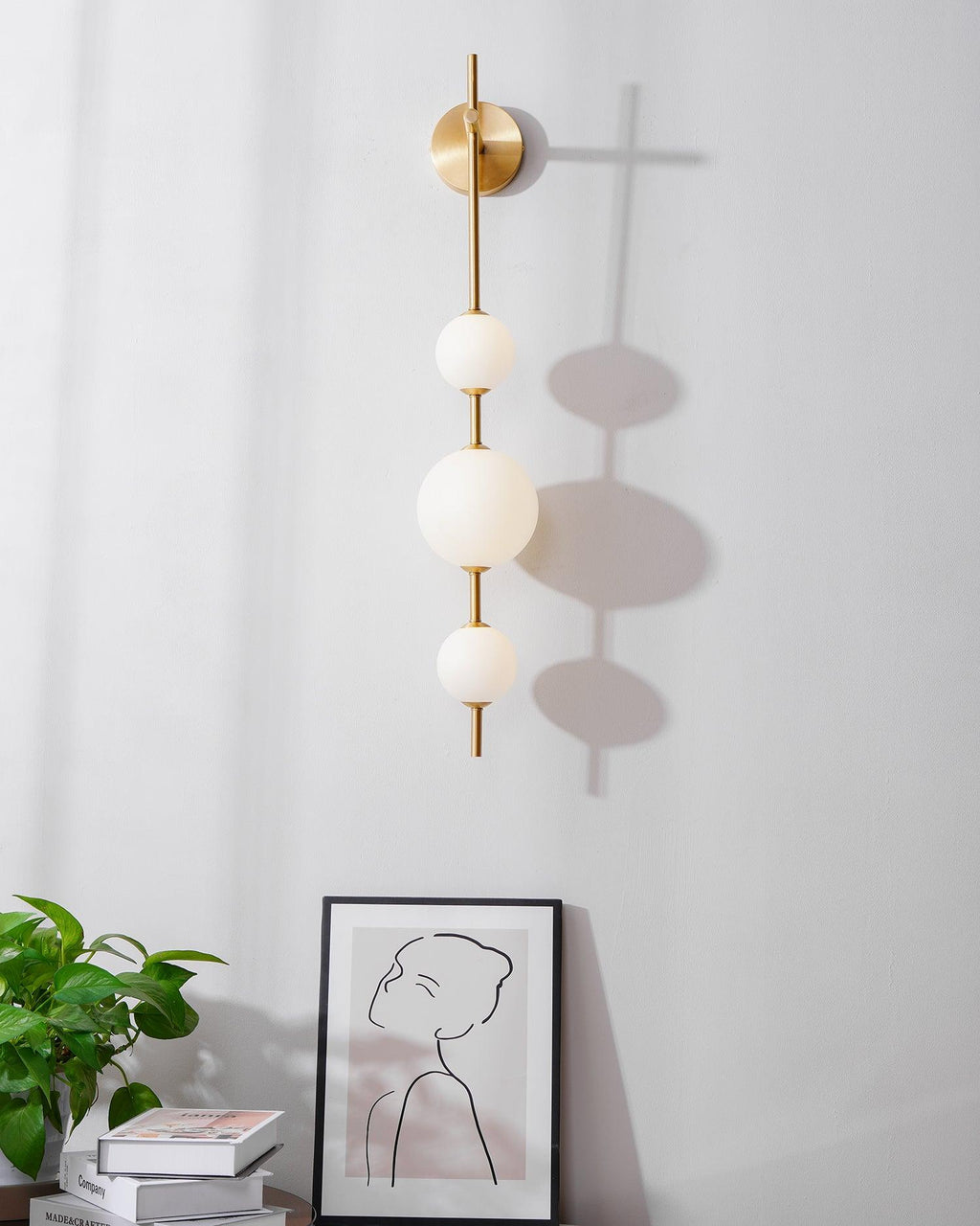 Eldenella Glass Wall Light-Moonnatur