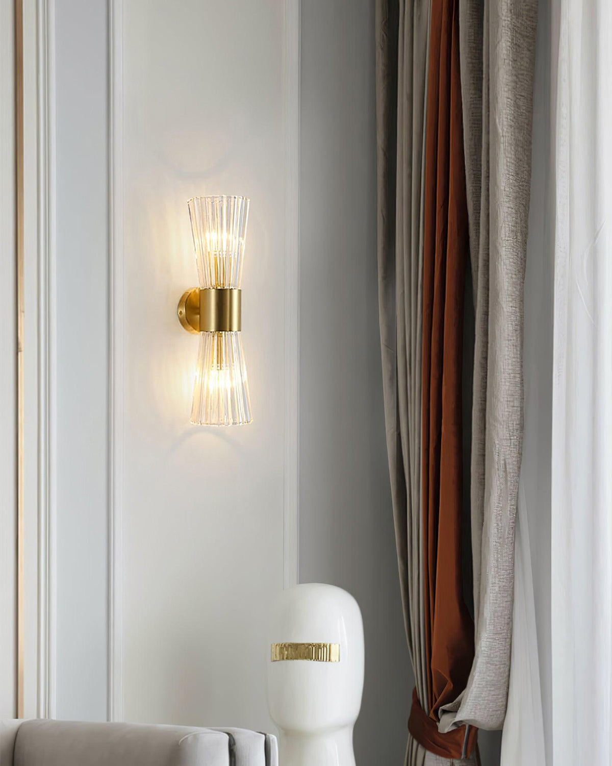 Brevella Crystal Wall Light-Moonnatur