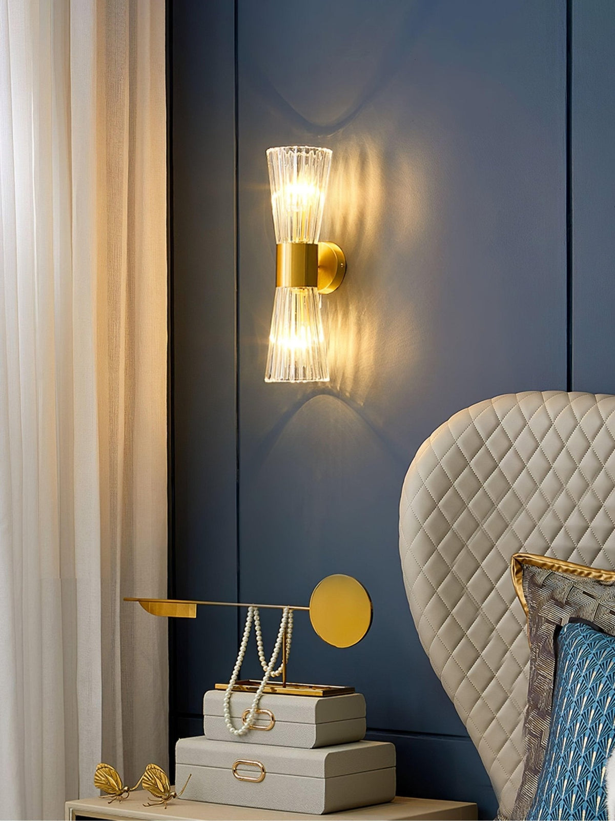 Brevella Crystal Wall Light-Moonnatur