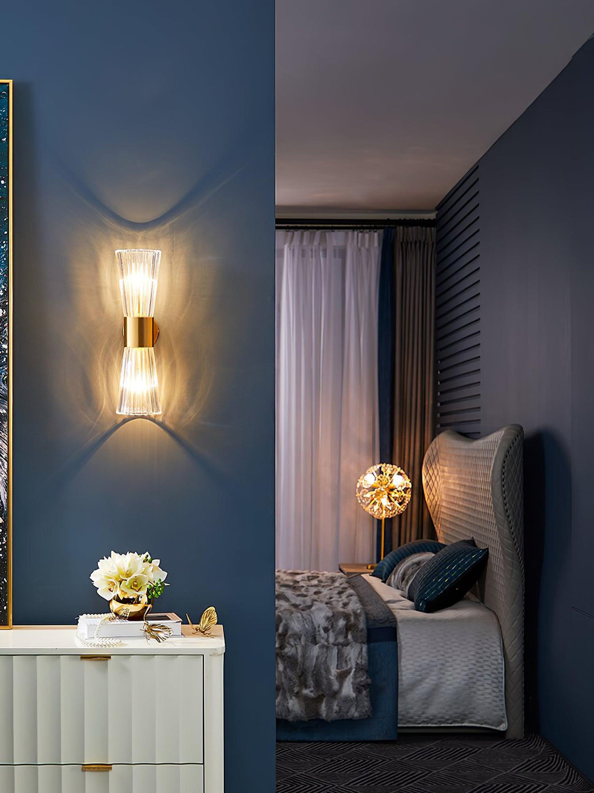 Brevella Crystal Wall Light-Moonnatur