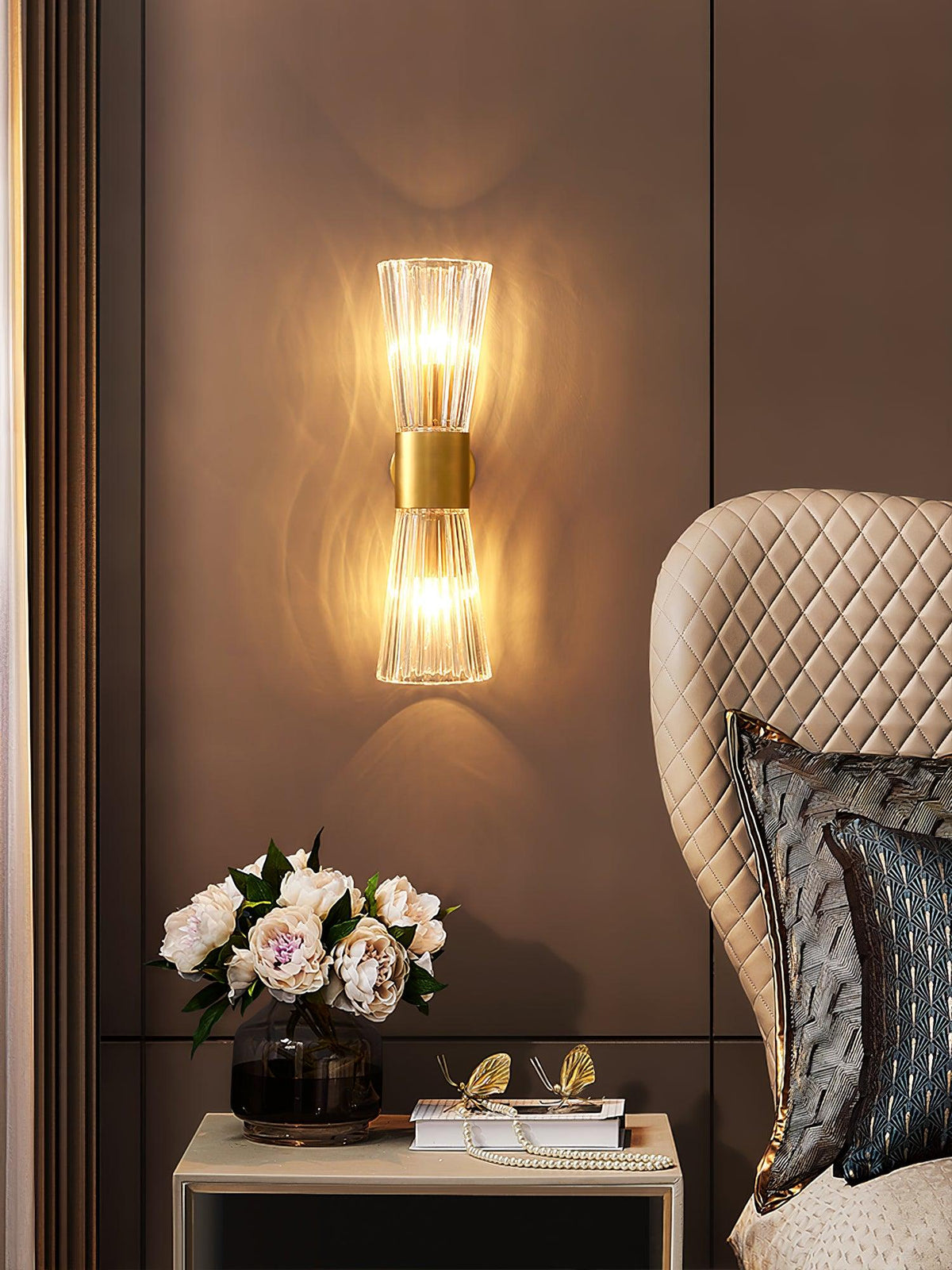 Brevella Crystal Wall Light-Moonnatur