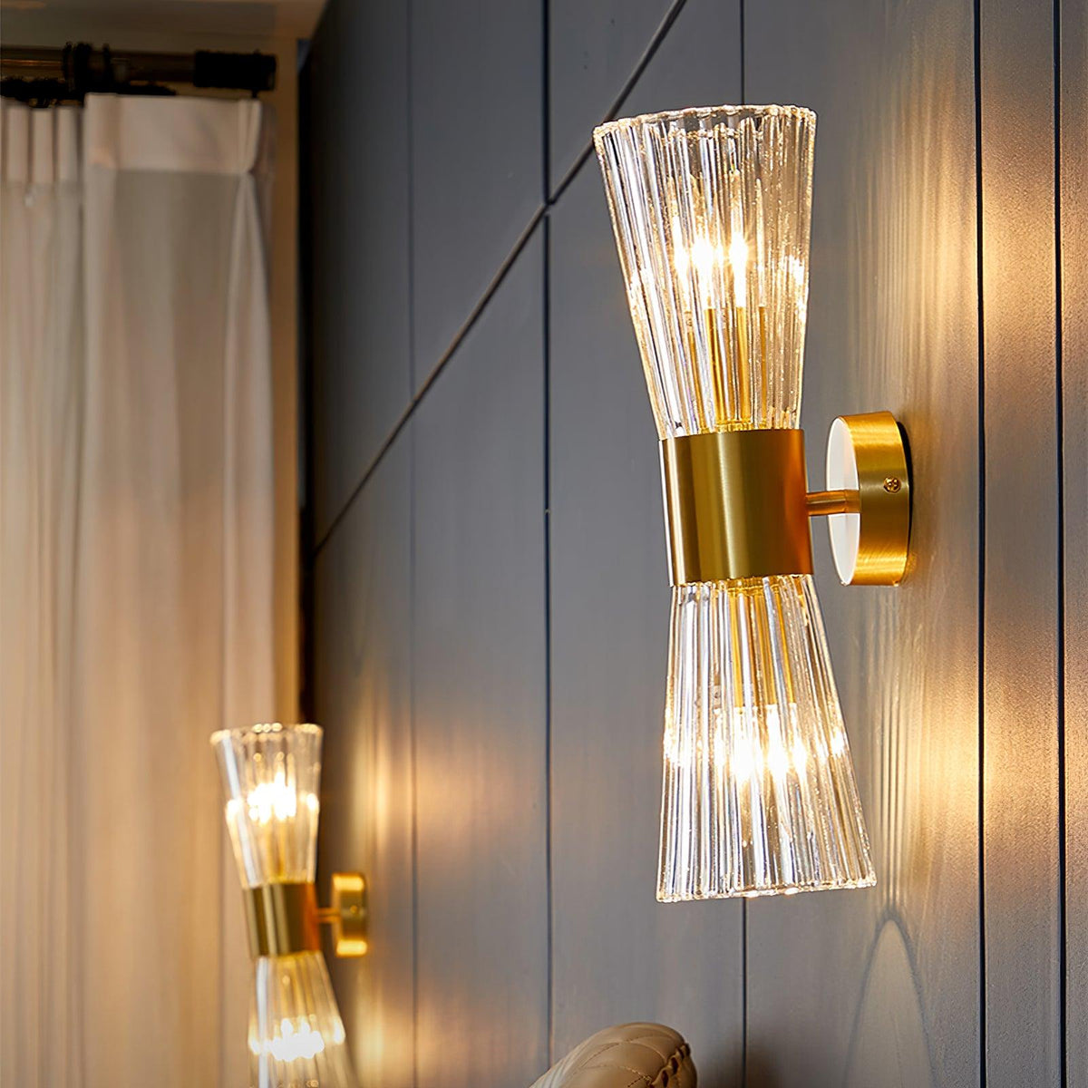 Brevella Crystal Wall Light-Moonnatur