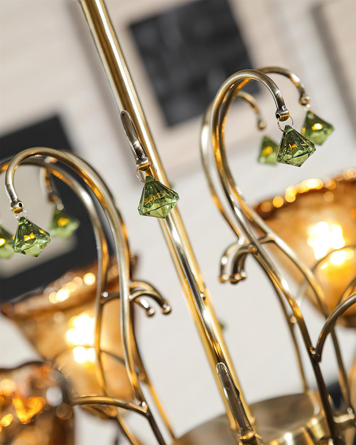 Aberley Glass Chandelier-Moonnatur