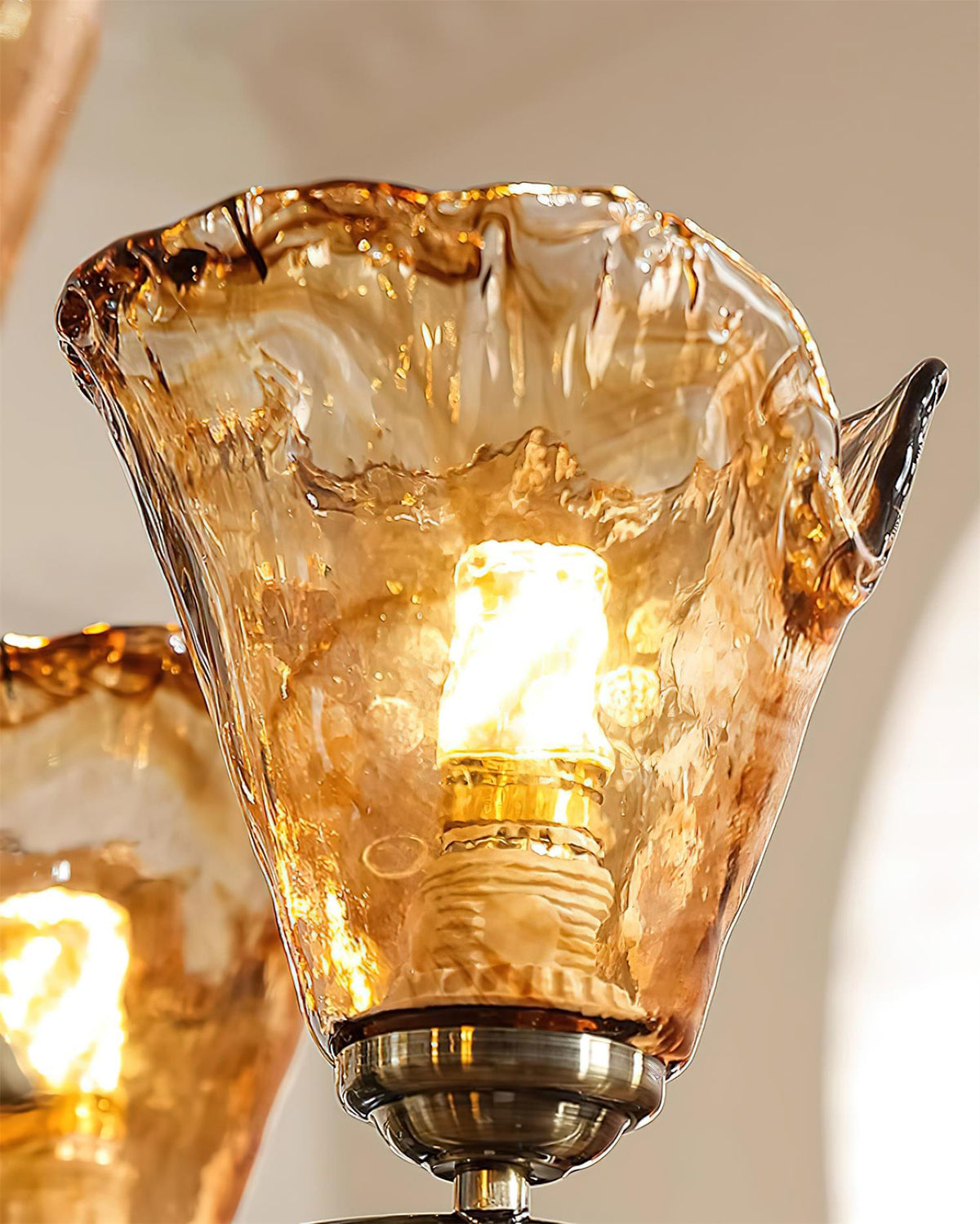 Aberley Glass Chandelier-Moonnatur