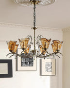 Aberley Glass Chandelier-Moonnatur