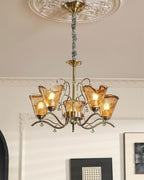 Aberley Glass Chandelier-Moonnatur