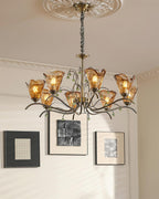 Aberley Glass Chandelier-Moonnatur