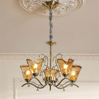 Aberley Glass Chandelier-Moonnatur