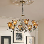 Aberley Glass Chandelier-Moonnatur