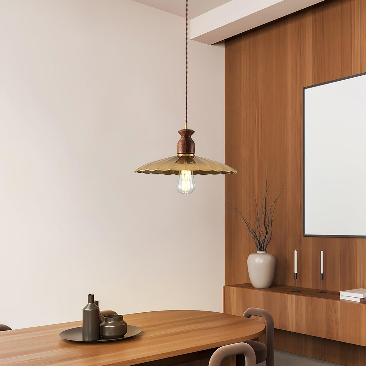 Rovenenora Brass Pendant Light-Moonnatur