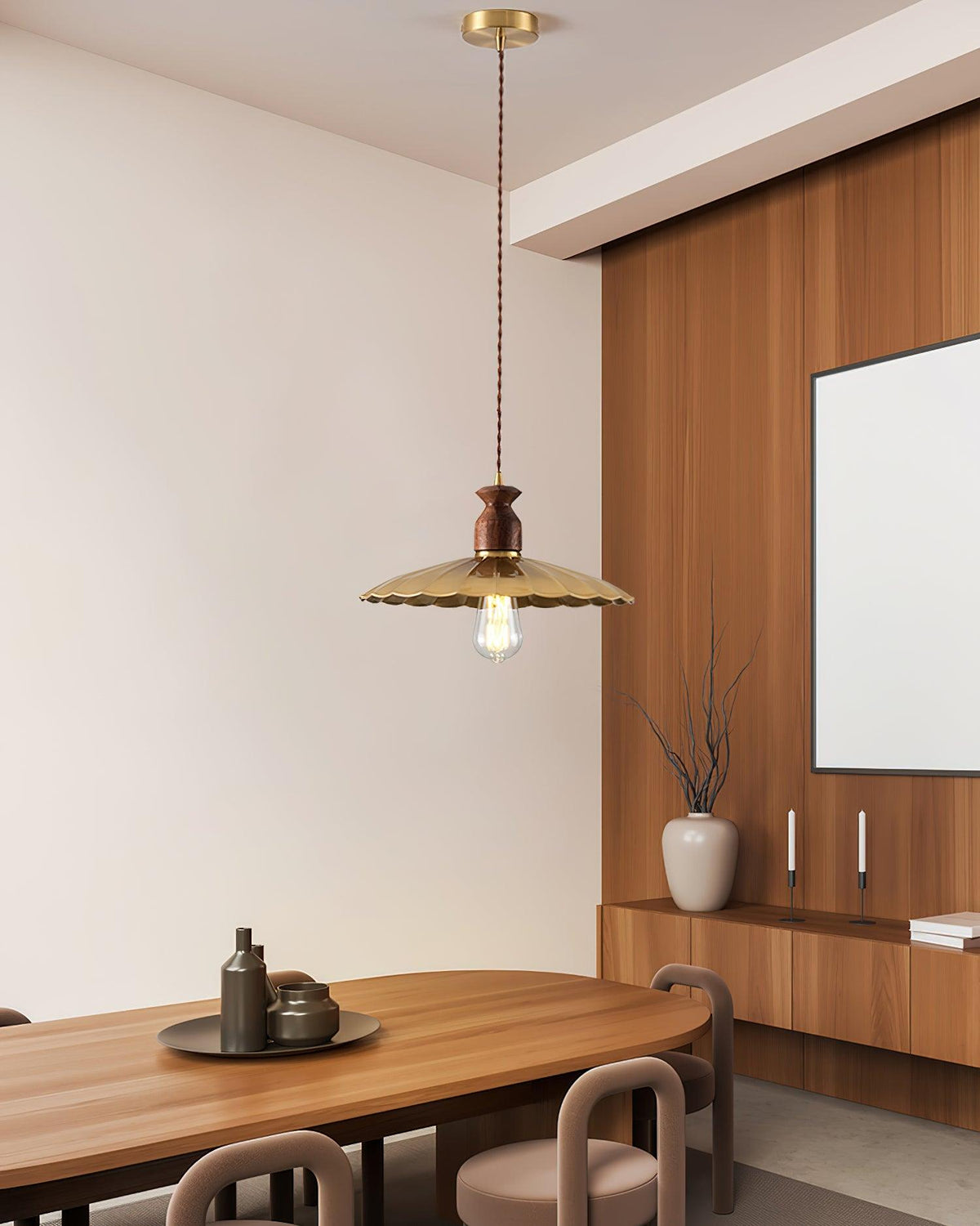 Rovenenora Brass Pendant Light-Moonnatur