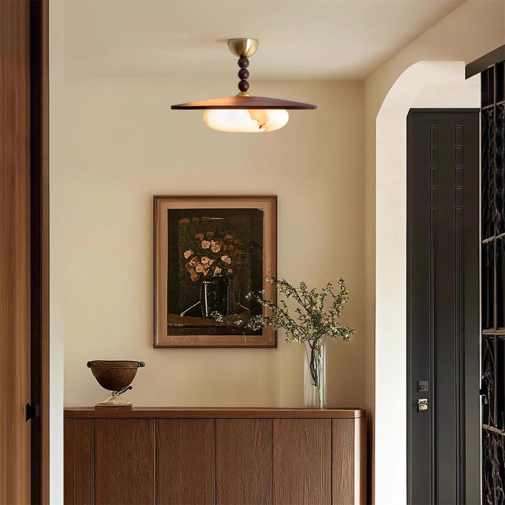 Renverden Imitation Alabaster Ceiling Light-Moonnatur