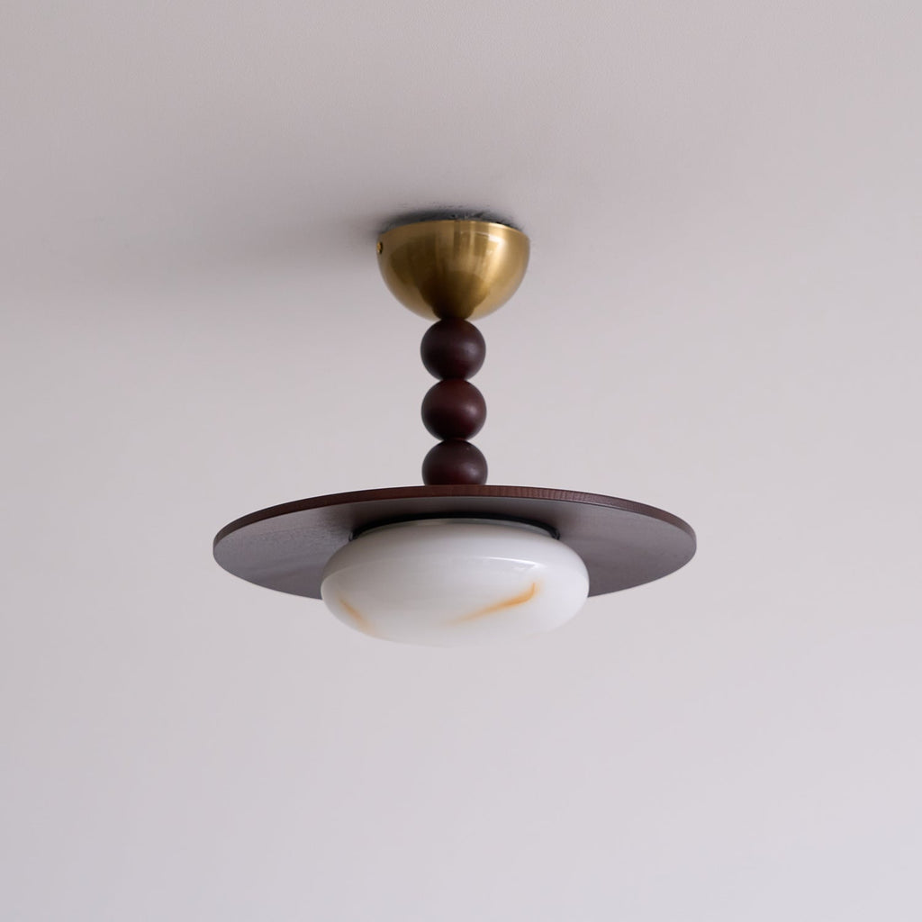Renverden Imitation Alabaster Ceiling Light-Moonnatur