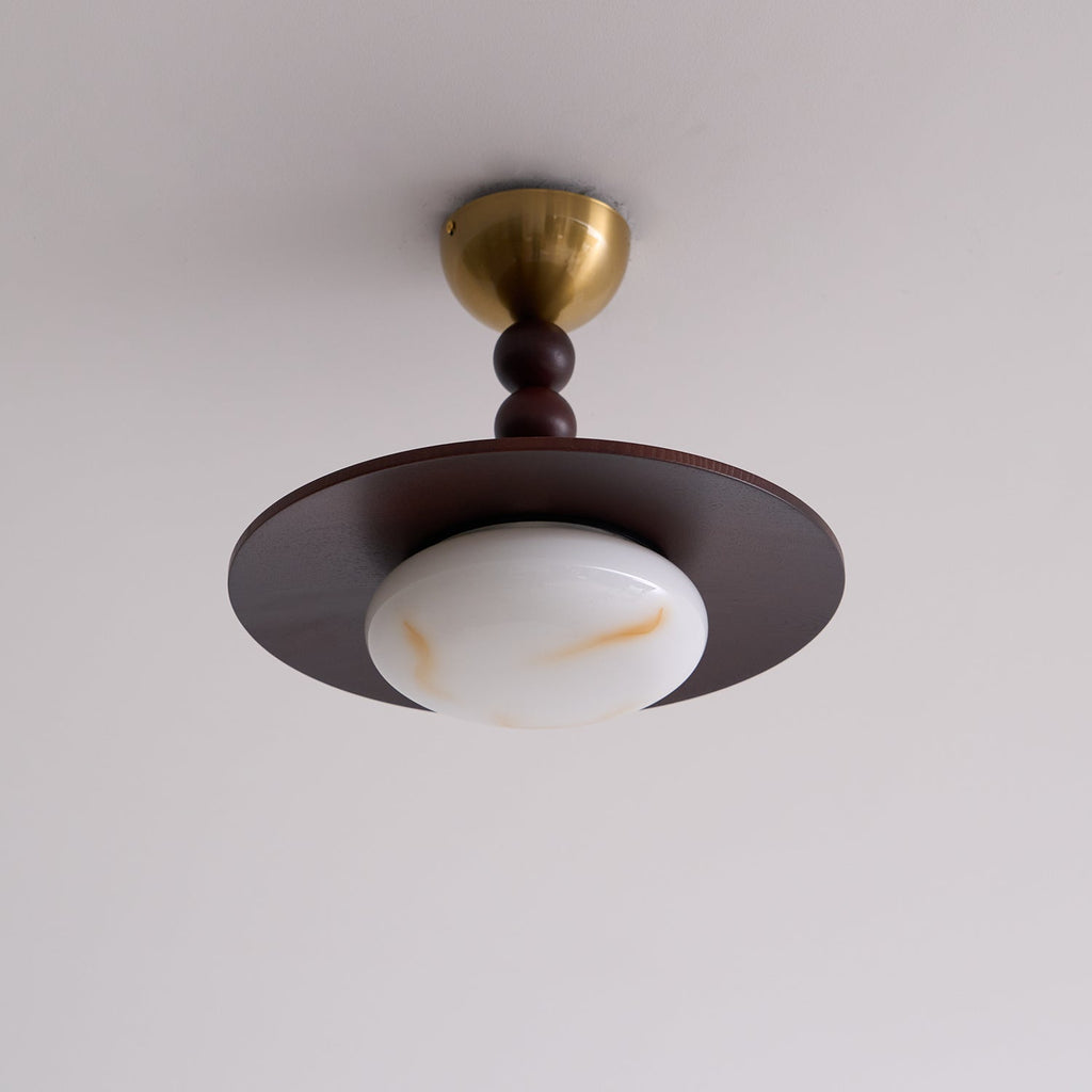 Renverden Imitation Alabaster Ceiling Light-Moonnatur