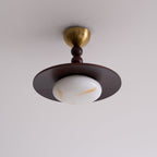 Renverden Imitation Alabaster Ceiling Light-Moonnatur