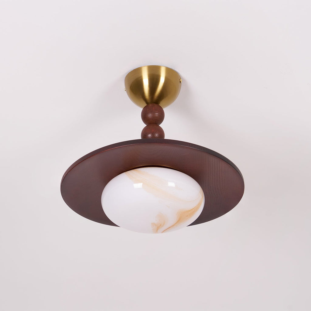 Renverden Imitation Alabaster Ceiling Light-Moonnatur