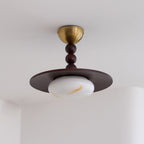 Renverden Imitation Alabaster Ceiling Light-Moonnatur