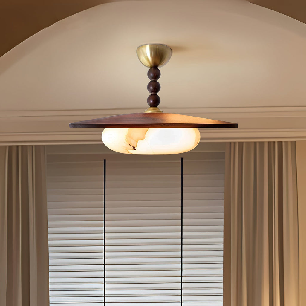 Renverden Imitation Alabaster Ceiling Light-Moonnatur