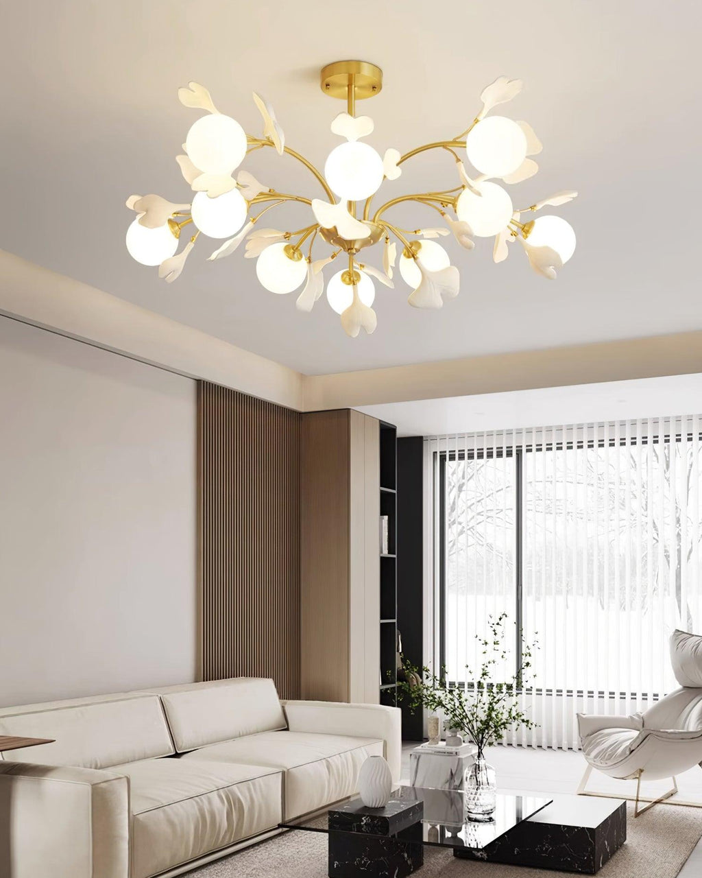 Renverenis Ceramic Chandelier-Moonnatur