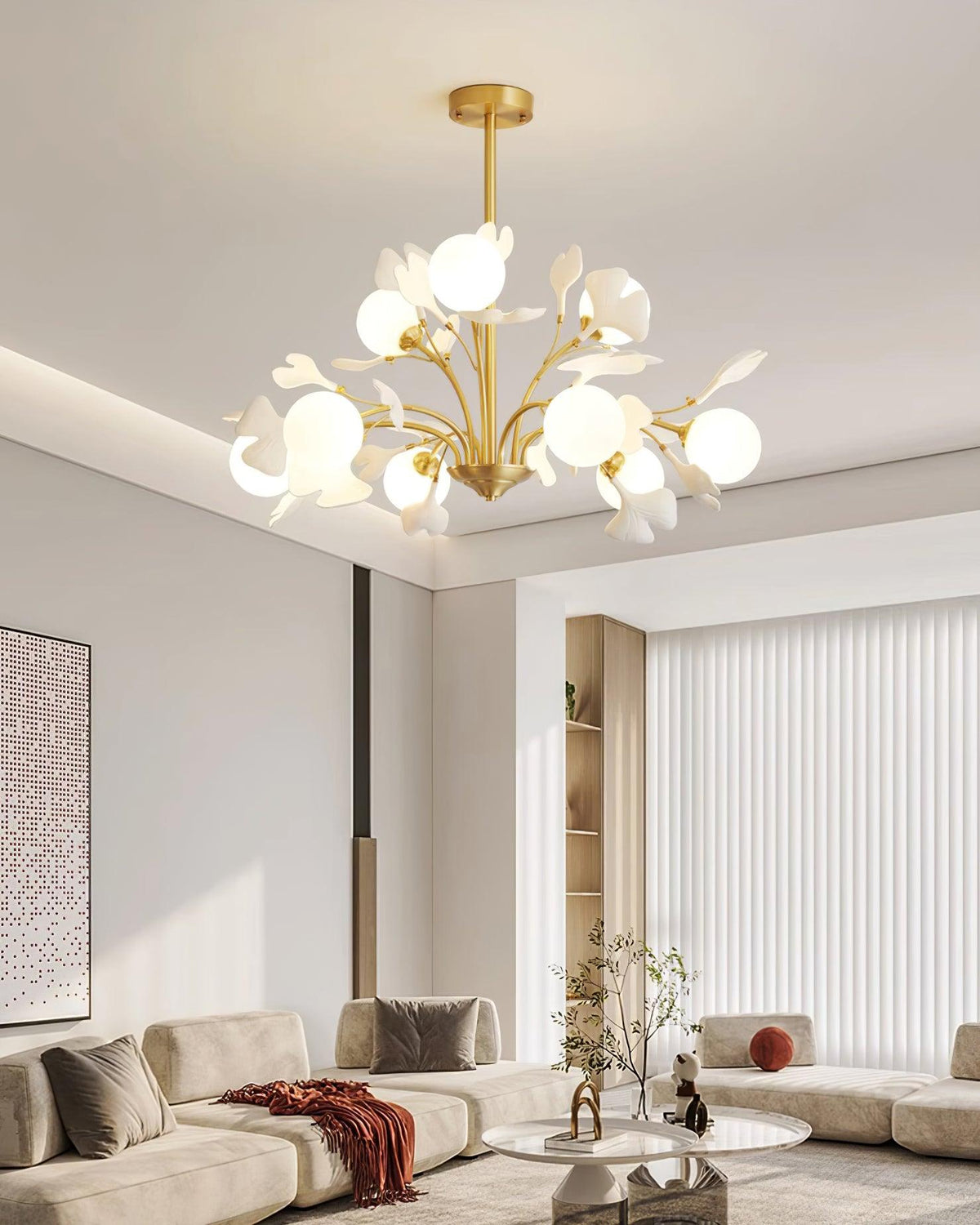 Renverenis Ceramic Chandelier-Moonnatur