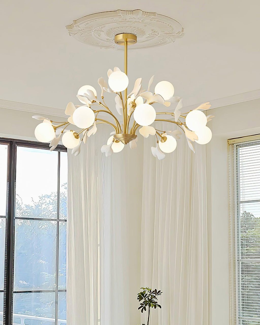 Renverenis Ceramic Chandelier-Moonnatur