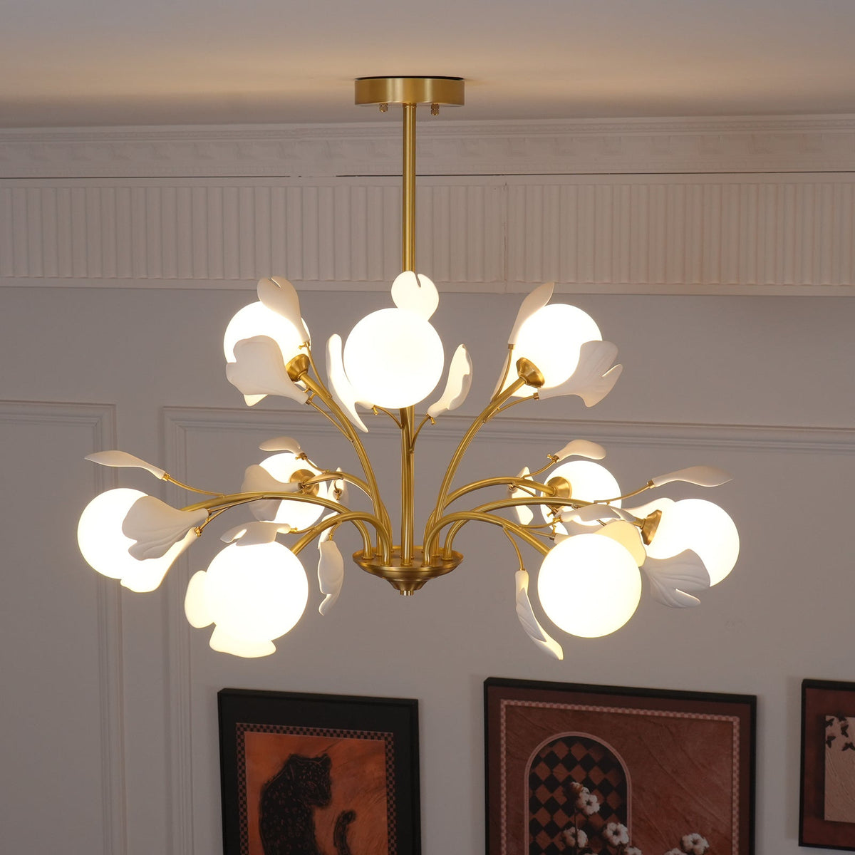 Renverenis Ceramic Chandelier-Moonnatur