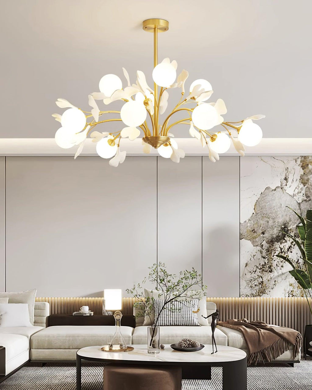 Renverenis Ceramic Chandelier-Moonnatur
