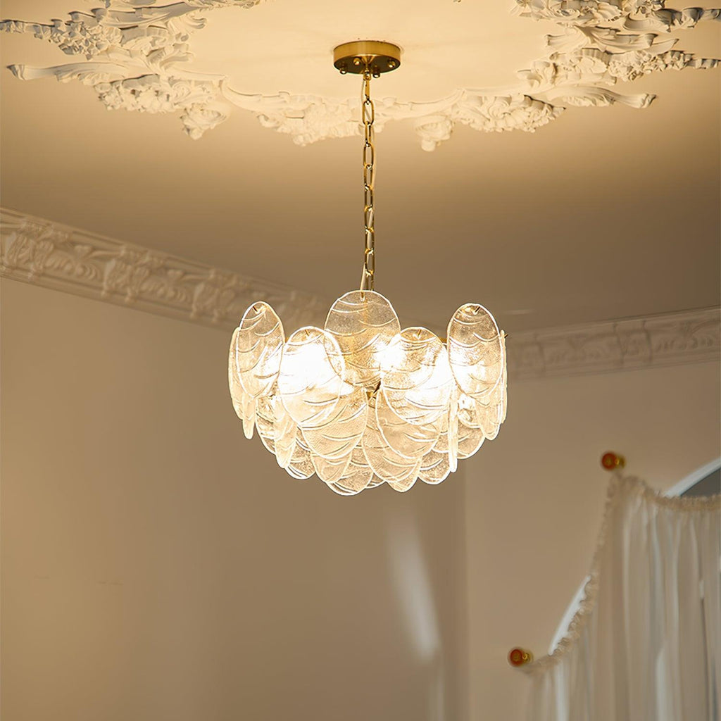 Pavren Glass Chandelier-Moonnatur