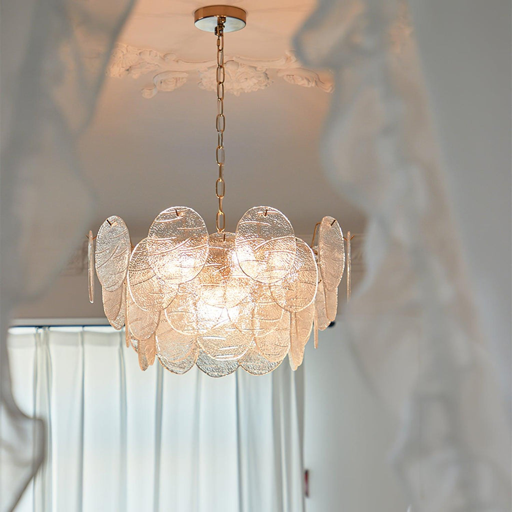 Pavren Glass Chandelier-Moonnatur