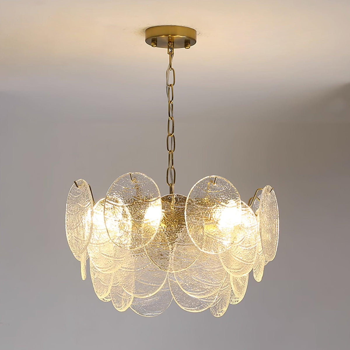 Pavren Glass Chandelier-Moonnatur