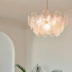 Pavren Glass Chandelier-Moonnatur