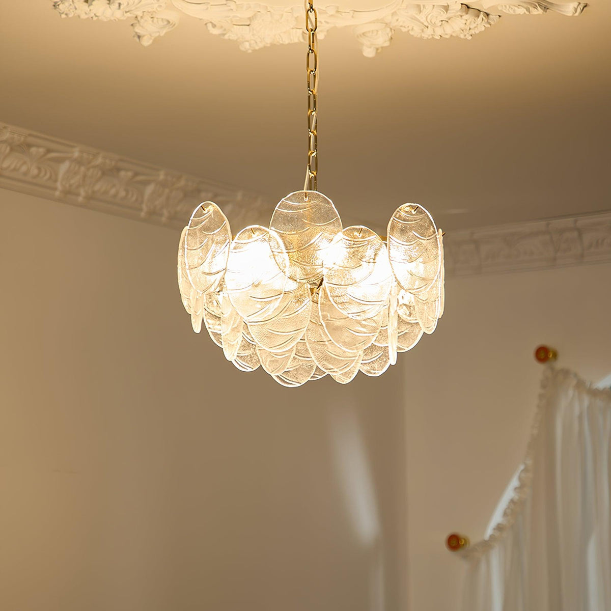 Pavren Glass Chandelier-Moonnatur