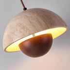 Meldenenna Travertine Pendant Light-Moonnatur