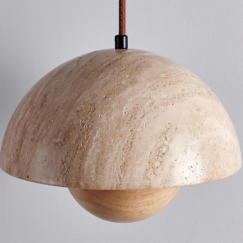 Meldenenna Travertine Pendant Light-Moonnatur