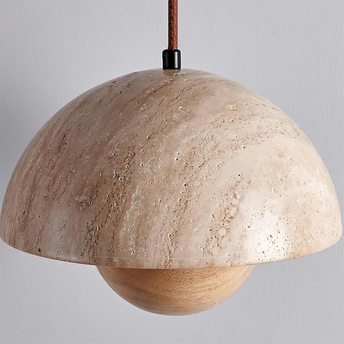 Meldenenna Travertine Pendant Light-Moonnatur