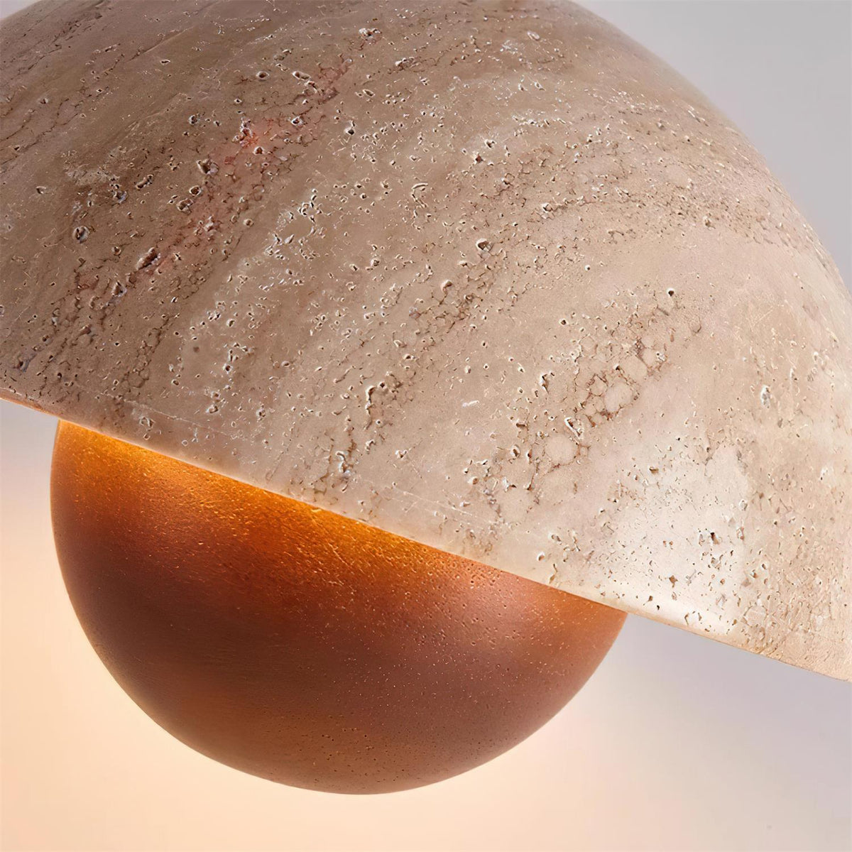 Meldenenna Travertine Pendant Light-Moonnatur