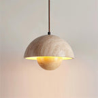 Meldenenna Travertine Pendant Light-Moonnatur