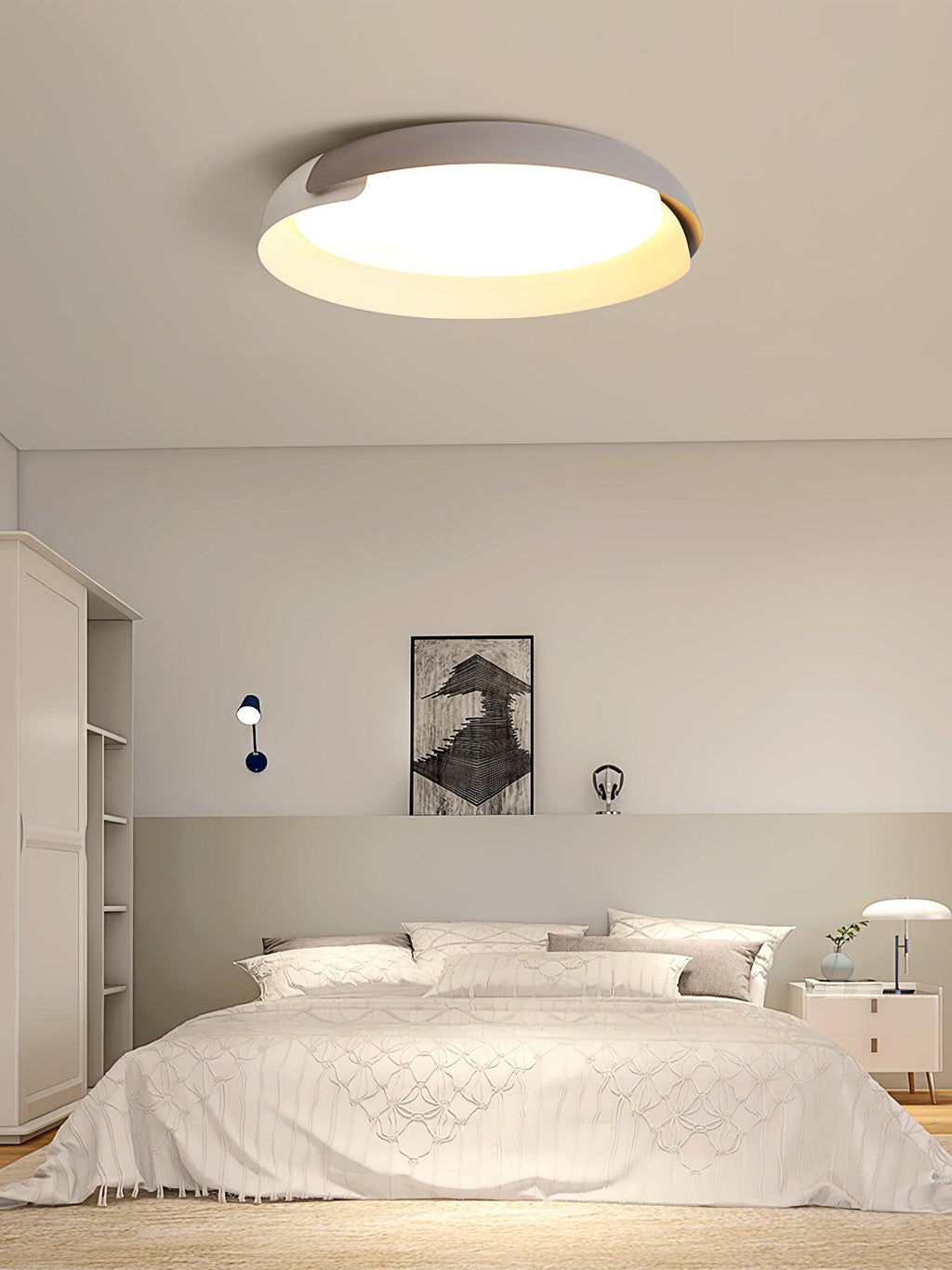 Ivorelle Acrylic Ceiling Light-Moonnatur