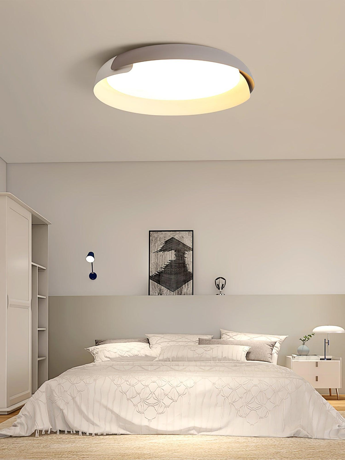 Ivorelle Acrylic Ceiling Light-Moonnatur