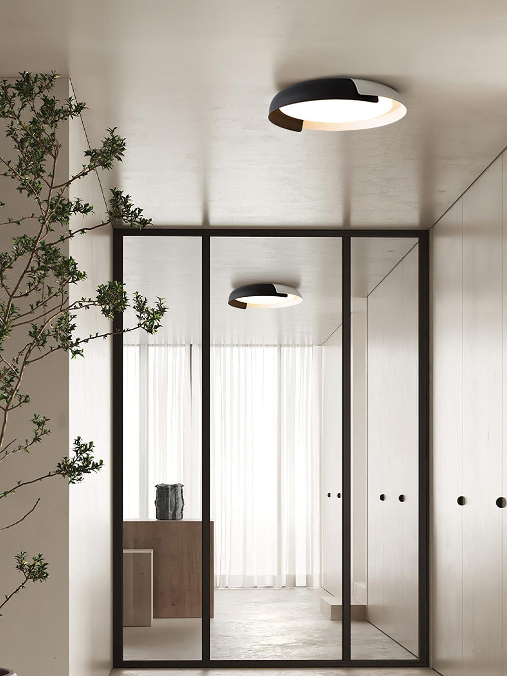 Ivorelle Acrylic Ceiling Light-Moonnatur