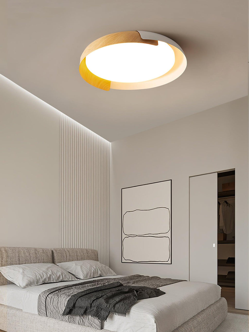 Ivorelle Acrylic Ceiling Light-Moonnatur