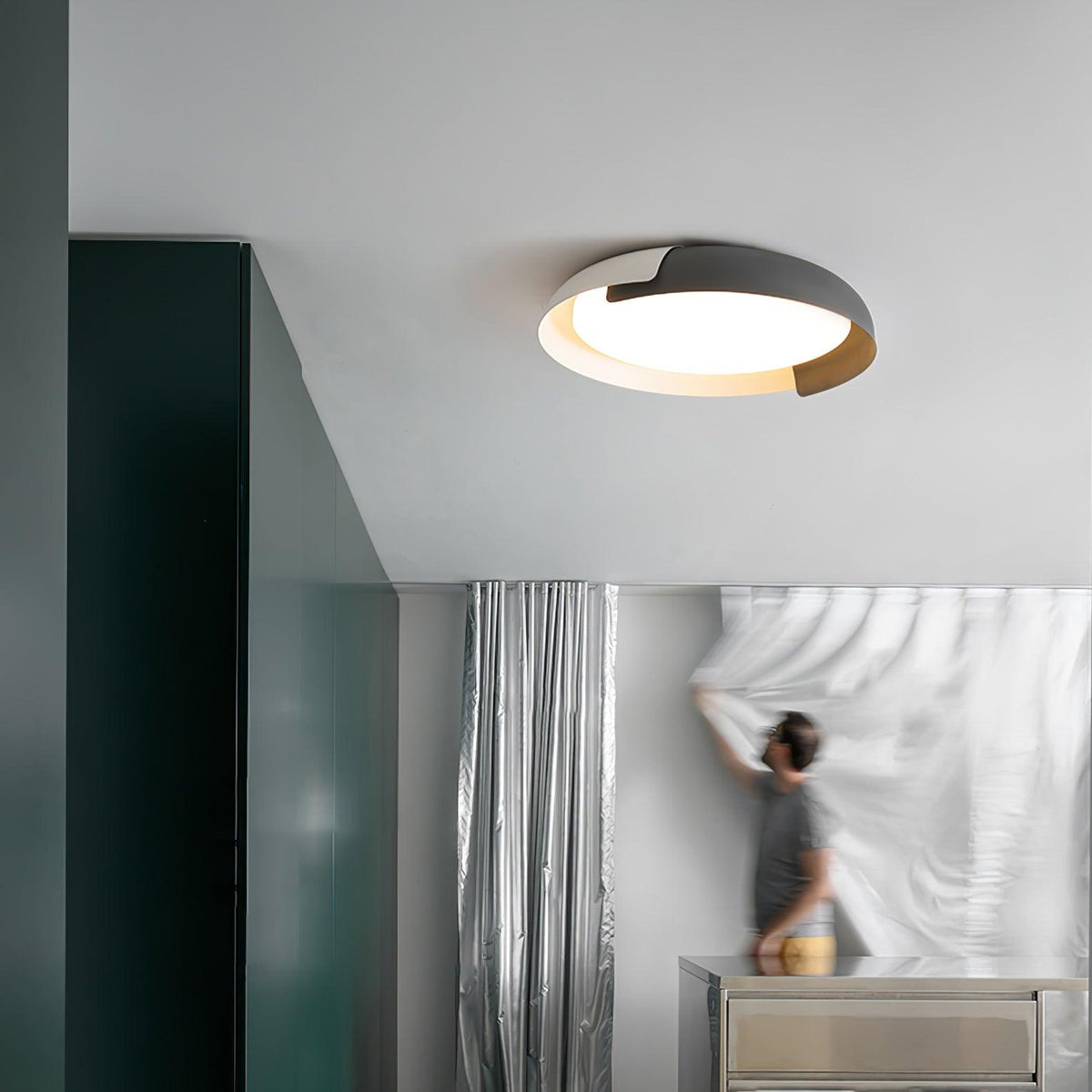 Ivorelle Acrylic Ceiling Light-Moonnatur
